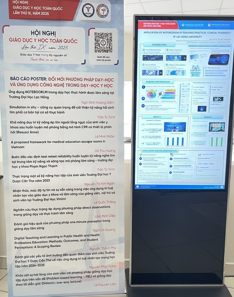 Phòng Khảo thí và Đảm bảo chất lượng cùng Khoa Dược tham dự Hội nghị Giáo dụ Y học toàn quốc lần thứ IX